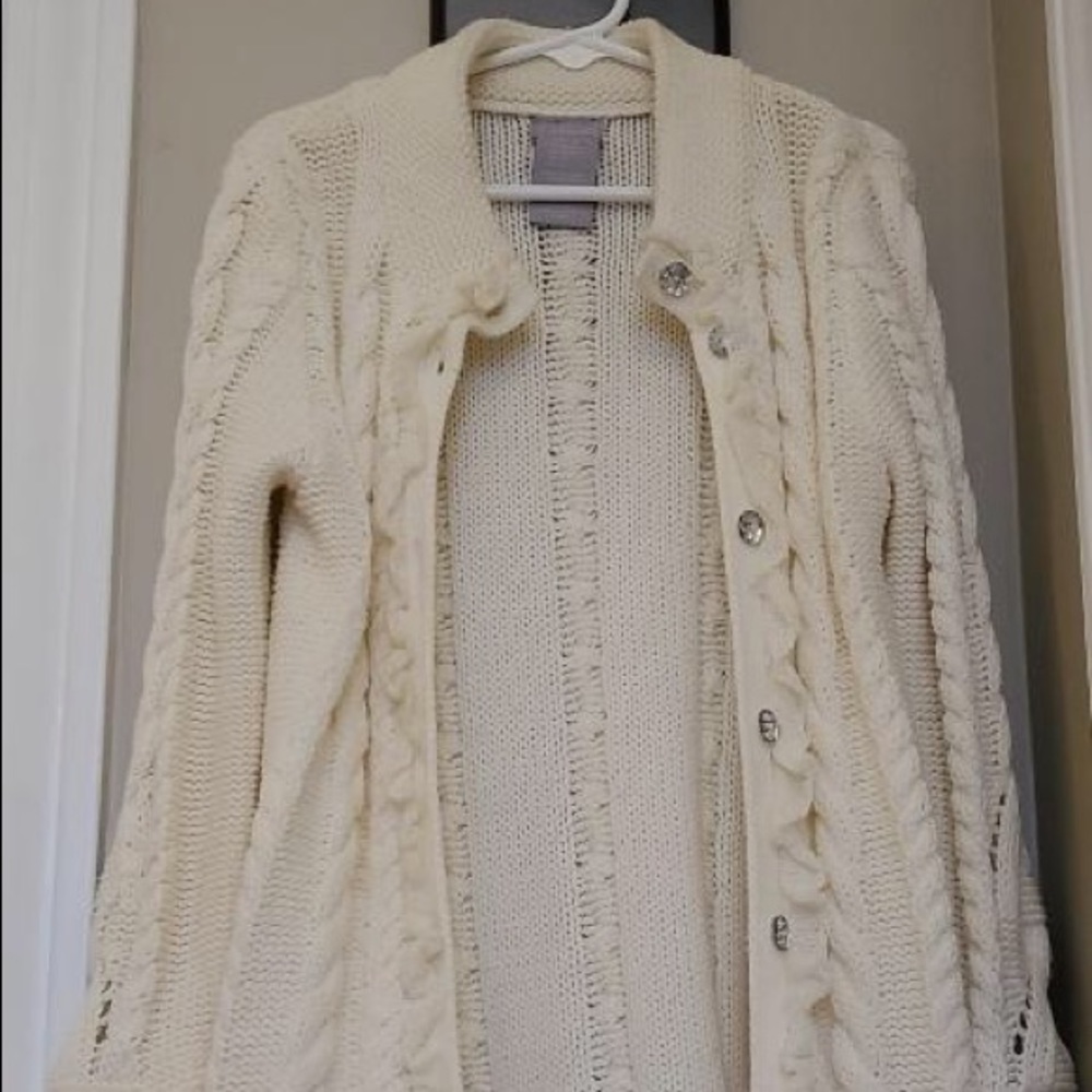 Girls long sweater duster